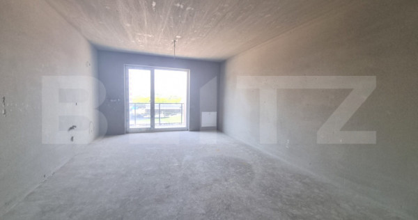 Apartament 2 camere, semifinisat, 46 mp, zona BMW