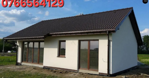 Case modulare pe structură metalică