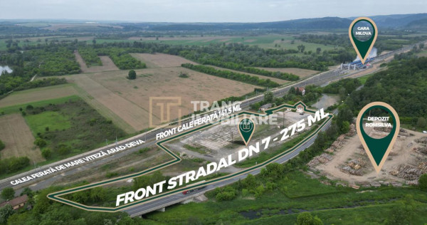 Platformă industrială cu acces strategic la DN7,oportun...
