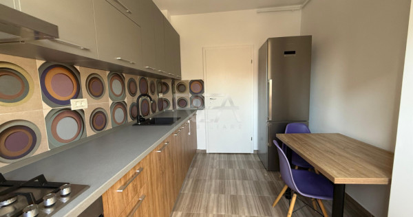 2 camere Grozăvești | 61,98 mp | 2 balcoane | mobilat-util