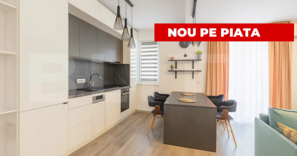 Apartament 2 camere, 50 mp, mobilat &ndash; etaj 2, parcare, zon
