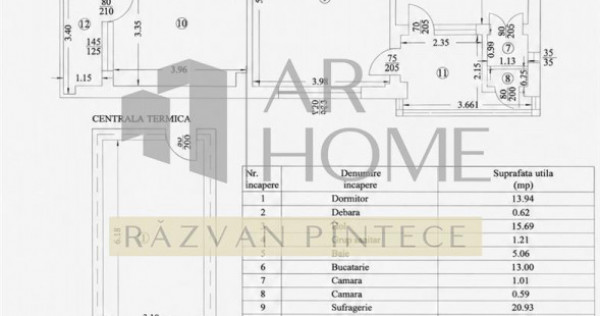 Apartament 3 camere, spatios, parcare, boxa, ultracentral, P