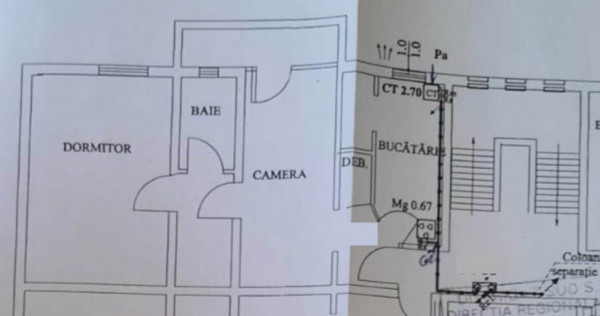 NORD | Bloc beton |ETAJ 1|Balcon 7ml | Posibilitate central?