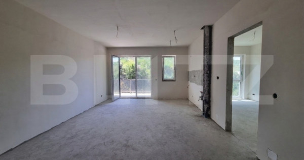 Apartament cu CF, semifinisat, 49 mp, zona Vivo