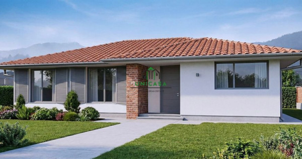 Casă nouă/ Construită doar pe parter/ Bujoreni/ 4 Camere