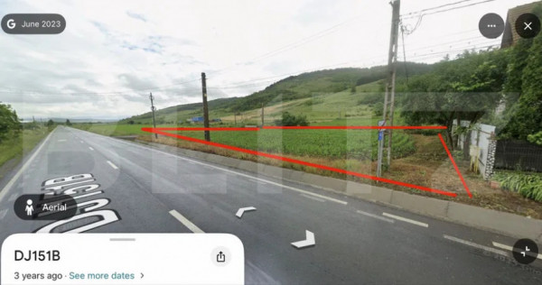 Teren intravilan, 1400 mp, front 48 m, zona Cerghid