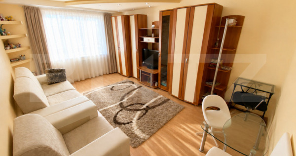 Apartament cu 1 cameră decomandată, 40 mp, balcon 7 mp, z