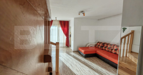 Apartament 2 camere, dispus pe doua niveluri, zona Apollo -