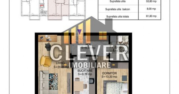 Apartament Decomandat cu Finisaje la Alegere și Comision 0%