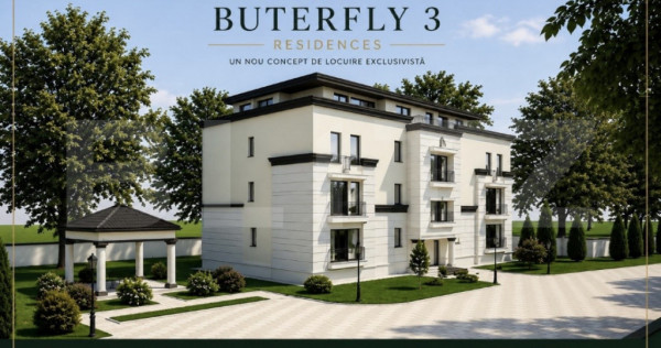 Apartament cu 3 camere, 96 mp, complex rezidențial Butterfl