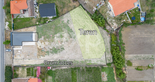 ???? Teren intravilan de v&acirc;nzare &icirc;n Utvin &ndash; 749 mp |