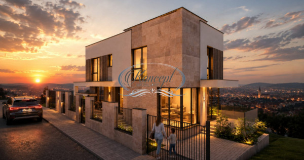 Casa premium cu panorama spectaculoasa in Andrei Muresanu