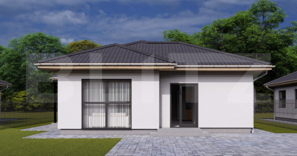 Casă 110 mp utili, teren 468 mp, cartier nou &ndash; Livezeni