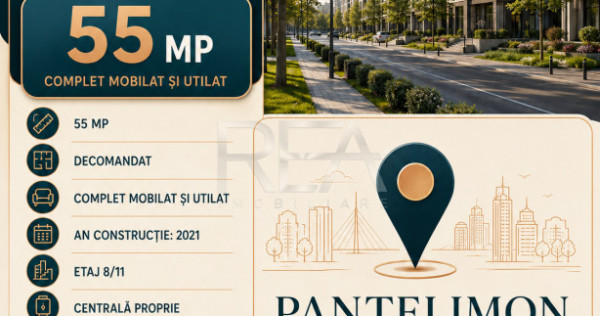 2 camere Pantelimon/Chișinău decomandat, centrală, an 202
