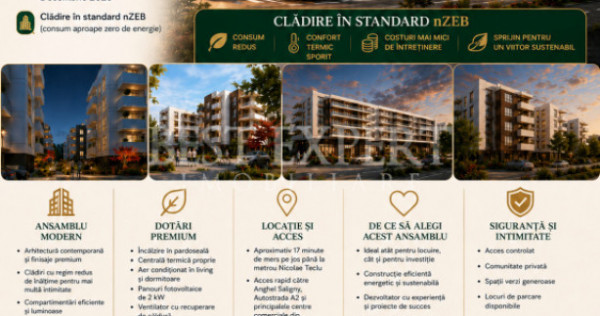 Apartament 2 Camere | Panouri Fotovoltaice | Comision 0%