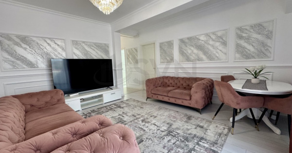 Apartament 3 camere bloc boutique mobilat
