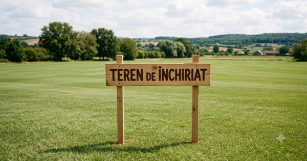 Teren de &icirc;nchiriat, 8.762,50 mp, 125 ml deschidere, DN1 l&acirc;