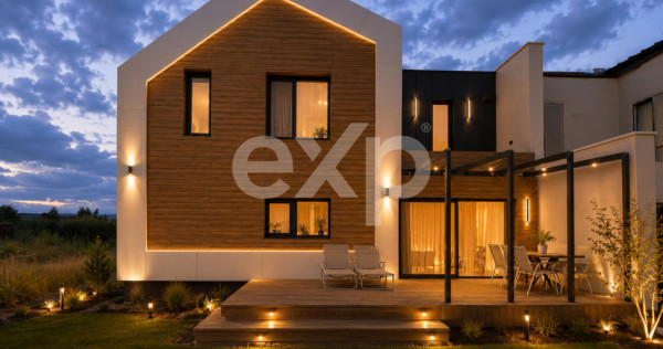 CASA ULTRAMODERNĂ &Icirc;N STUPINI | Doar 4 locuințe | 180 mp u