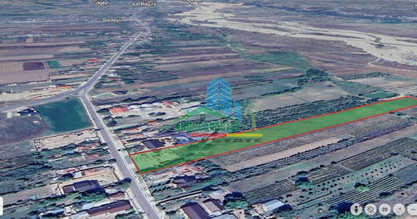 Proprietate industrială de v&acirc;nzare 11.574 mp teren, acc...