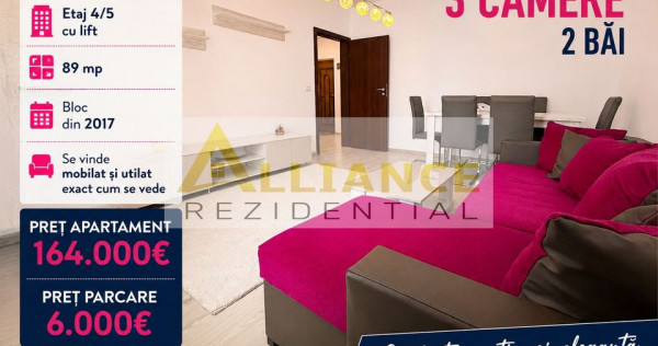 Apartament 3 camere | 89 mp | 2 băi | Primera Residence ...
