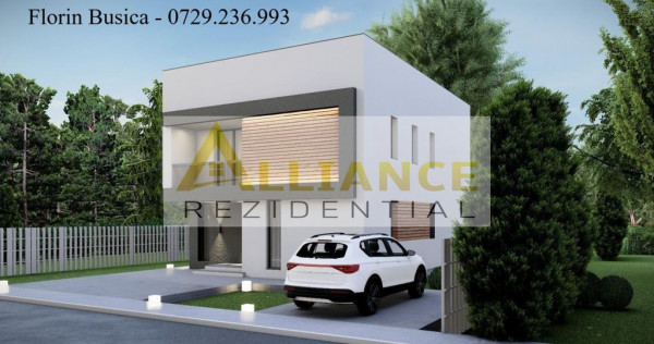 Vila individuala P+1E ~ 4 camere 3 bai ~ 355mp teren