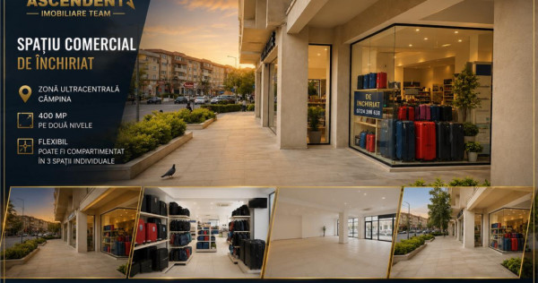 Spatiul Comercial, compartimentabil si in 3 unitati, cu acce