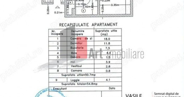 Vindem apartament 2 camere in Crangasi