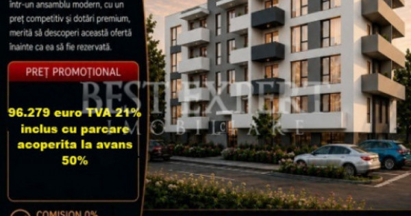 2 Camere Premium | Bloc Nou | Parcare Acoperită BONUS | Ava