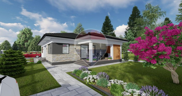 Casă nouă cu 4 camere LA ROSU si 550m2 teren Mocira, Ma...