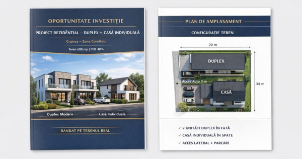 Oportunitate imobiliara!!! teren 600mp