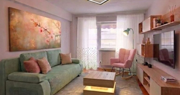 De inchiriat apartament cu 2 camere, central. etaj 3, 450...