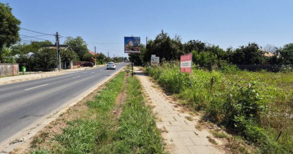 Teren de 785mp cu deschidere dublă 23/34m, strada principal