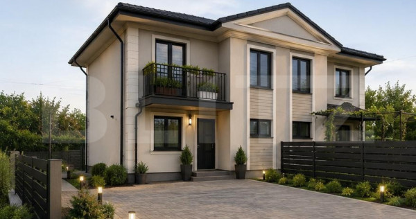 Casă duplex in constructie, 90 mp, teren 250 mp, zona Ipote