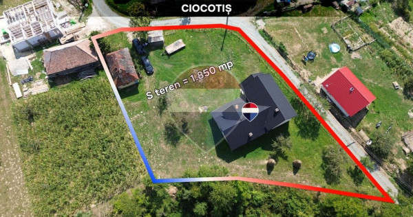 Casă Semifinisată cu 5 Camere | Ciocotiș, Maramureș