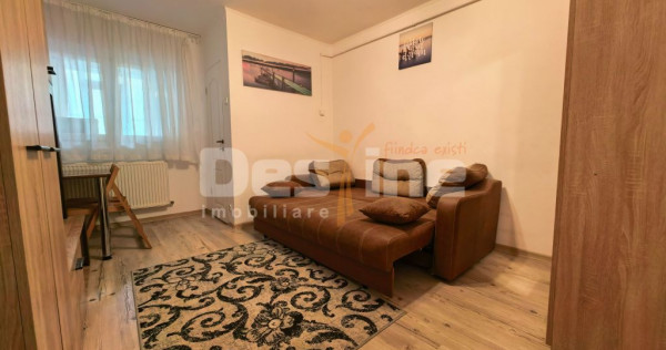 Garsonieră renovată mobilată 23 mp balcon CT parter mutare rapidă