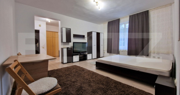 Apartament cu o camera, zona Liberty, parcare, pet friendly.