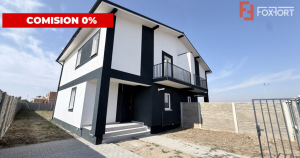 Comision 0% Duplex de vanzare, 4 camere, teren 466 mp - Mosn