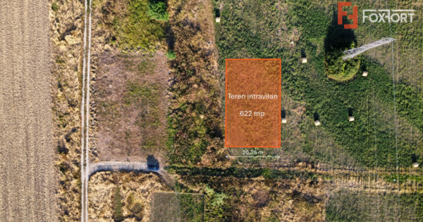 COMISION 0% Teren de 622 mp intravilan pretabil casa, zona C