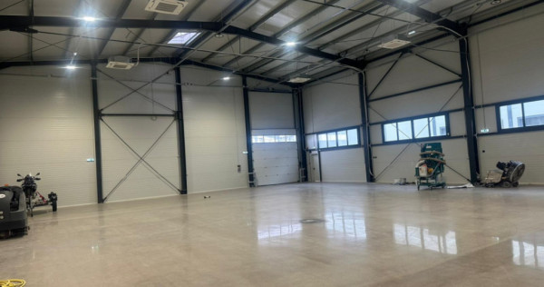 Hala industriala 500 mp + birouri, 1398 mp teren, acces TIR