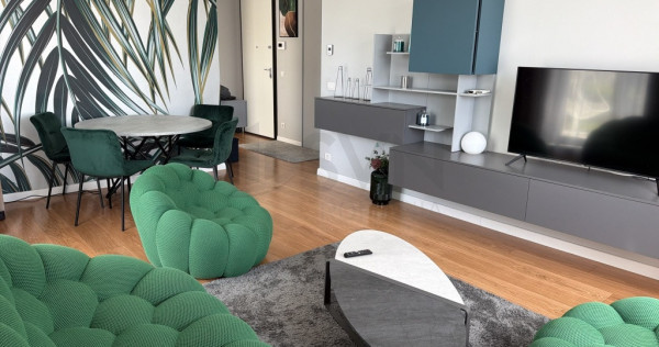 Apartament 2 camere cu curte de 50 mp parter Luxuria Residence parcare inclusa