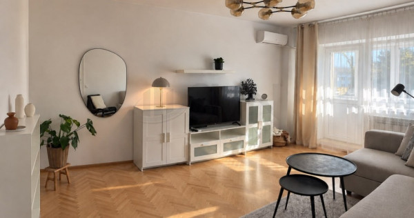 Apartament LUX, 2 camere decomandat, Dorobanți, etaj 4/4, 65 mp