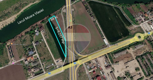 Teren intravilan 6.237 mp &ndash; Moara Vlăsiei