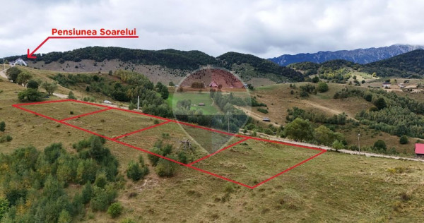 Comision 0%| Intravilan cu PUZ Șirnea &ndash;Fundata | PUZ |Priveliște 360&deg;