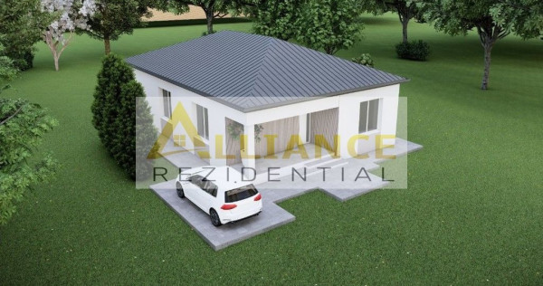 Casa individuala-300m de autobuz-pod-beci-placa de beton