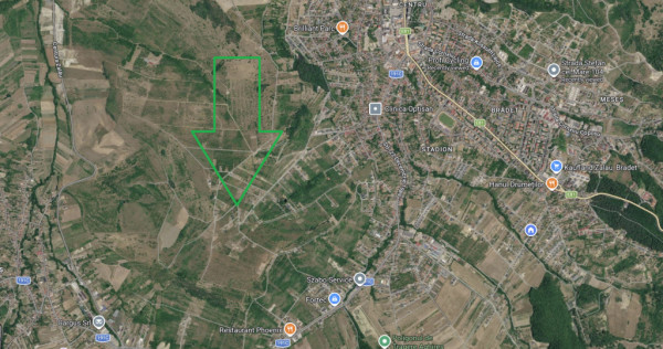 Teren intravilan 6,2 ari, front 18 ml, Livada SCPP, Cerbului