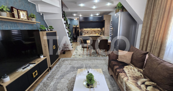 Apartament de vanzare 3 camere balcon mobilat totul nou Miha