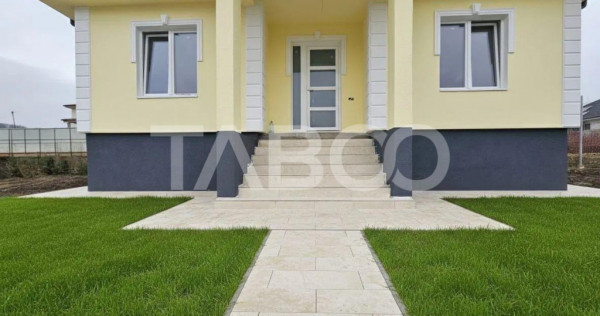 Casa individuala pe un singur nivel 4 camere teren 500 mp