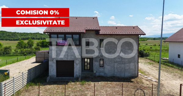 Casa individuala 5 camere 3 bai garaj 497 m teren liber Sat