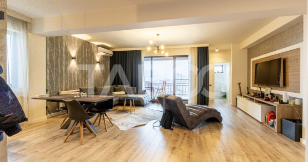 Apartament 3 camere finisaje premim cu priveliste la oras in
