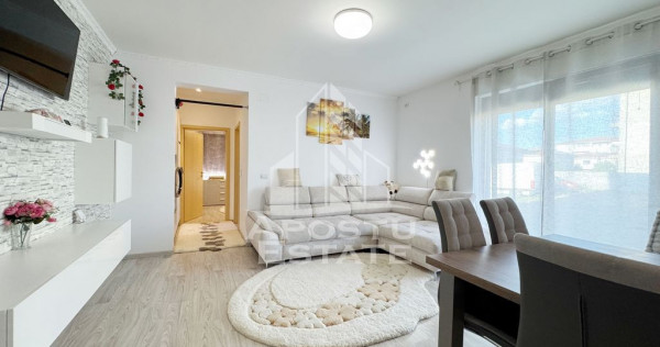 Apartament 2 camere de vanzare 50mp utili, garaj 22mp -Giroc UM